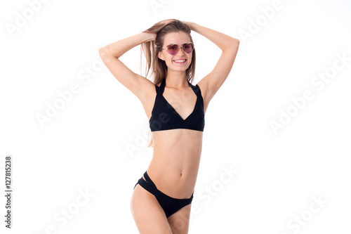 girl in black swimsuit © ponomarencko