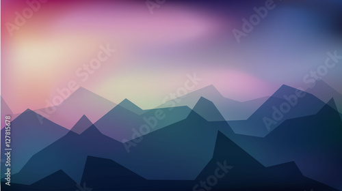 Geometric Blur abstract background.