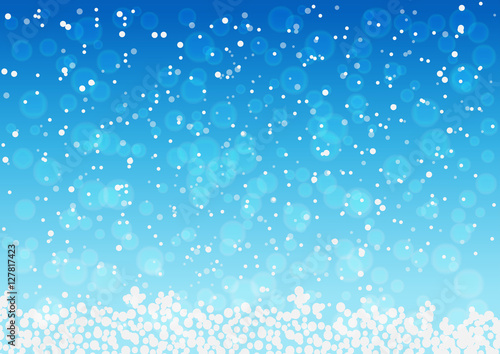 Falling snow background. vector illustration