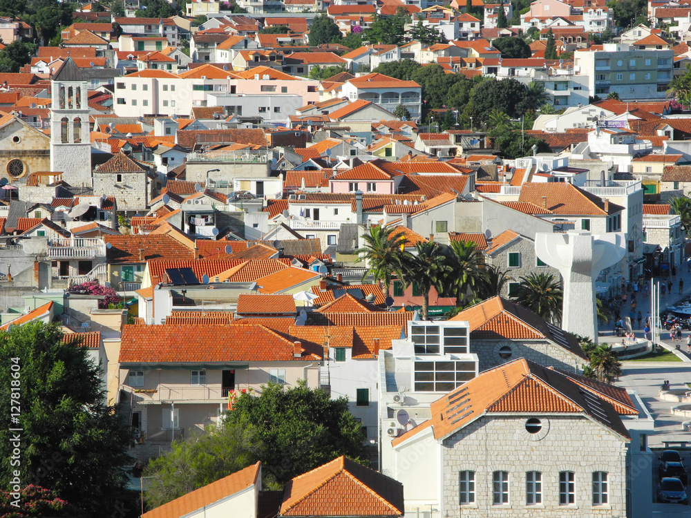 Cityscape of Vodice.