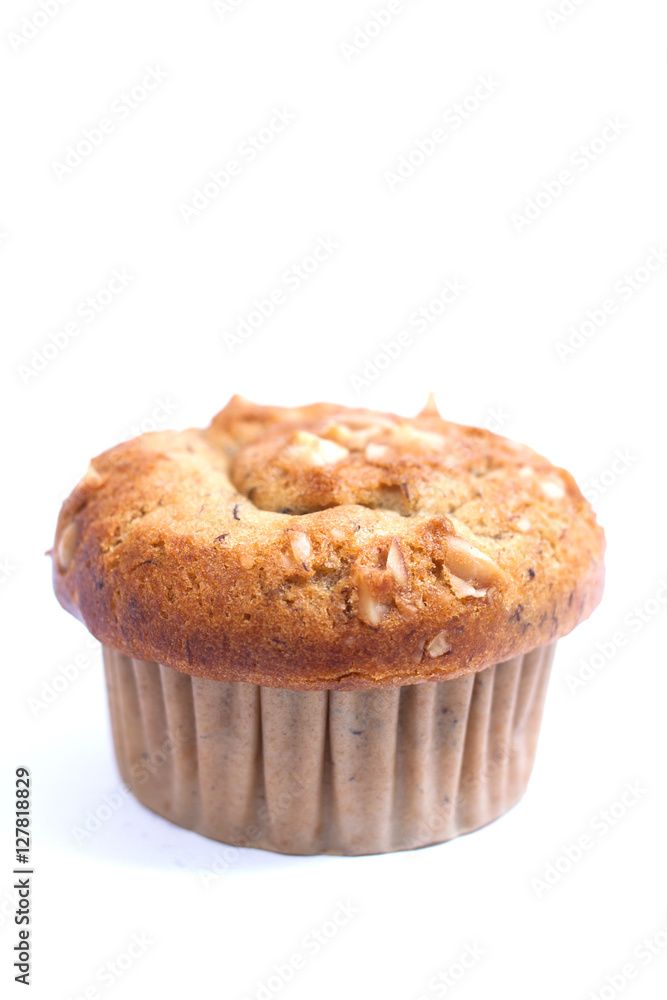 thai dessert cupcake isolated on white background. thai dessert cupcake isolated on white background.