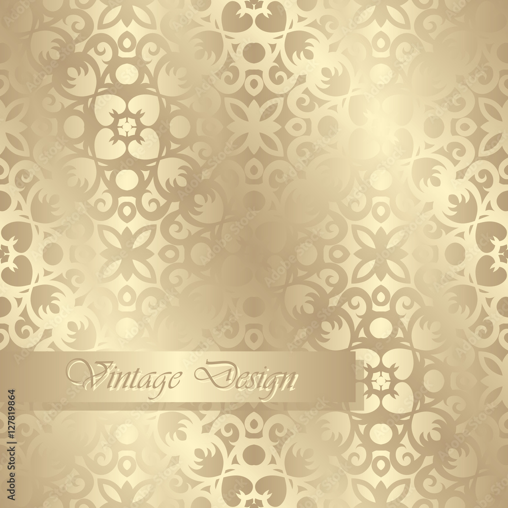 Template of seamless wallpaper. Pastel colors.  Vintage luxury design