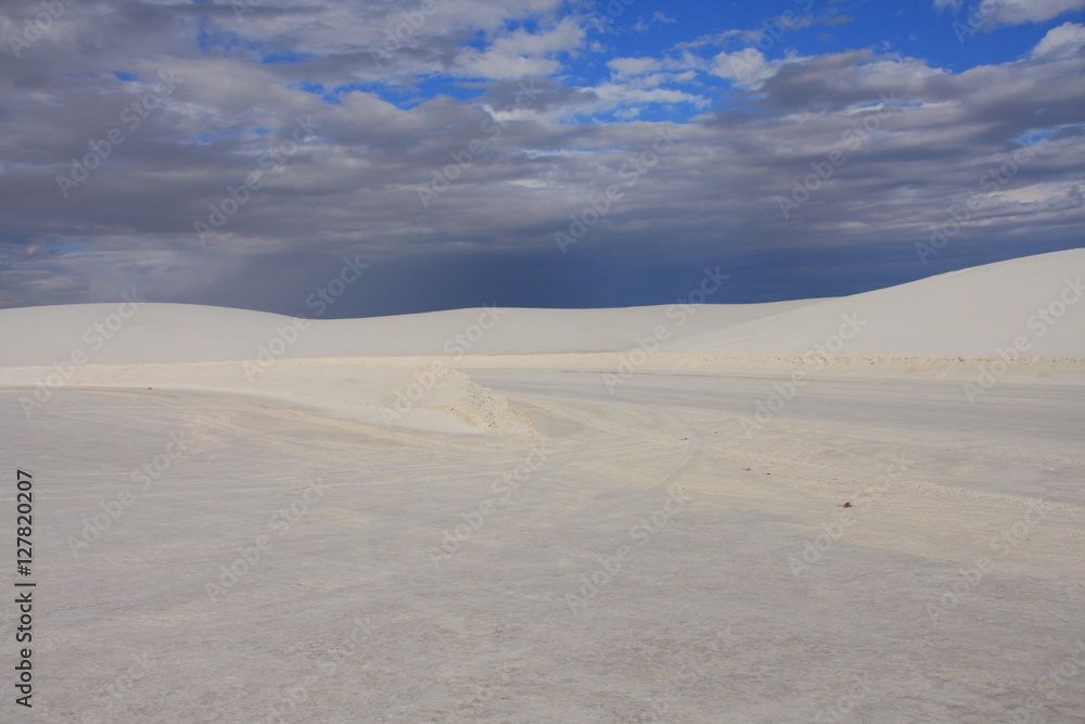white desert at white sands