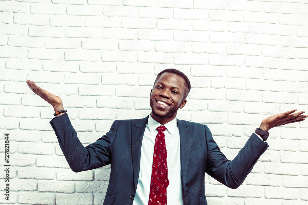 portrait of happy, smiling black business man portrait of happy, smiling black business man