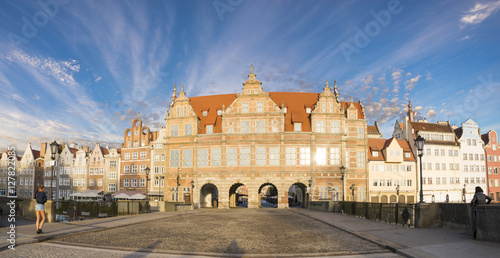 Gdansk,Poland-September 2015:Cityscape of Gdansk in Poland