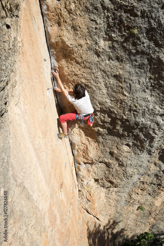 Fototapeta Naklejka Na Ścianę i Meble -  Climbing in Spain
