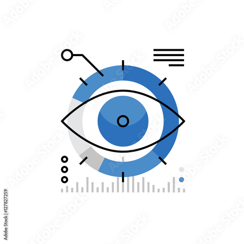 Marketing Vision Monoflat Icon.