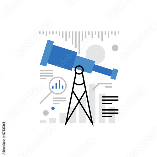 Marketing Research Monoflat Icon.