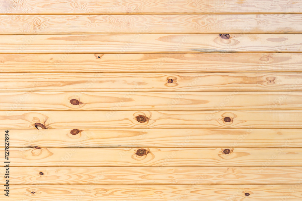 Fototapeta premium Bright new pine wooden wall texture