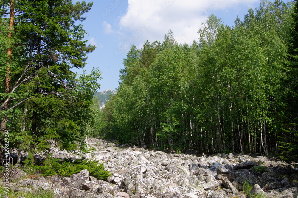 Stone River in the national park	