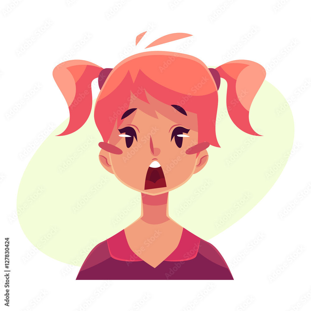 Shocked face cartoon hi-res stock photography and images - Alamy