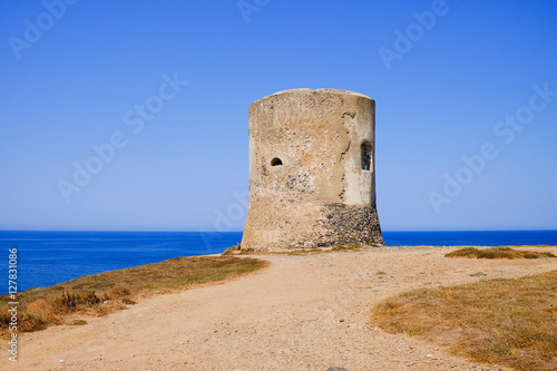 The Pittinuri tower in Oristano Sardinia, Italy.