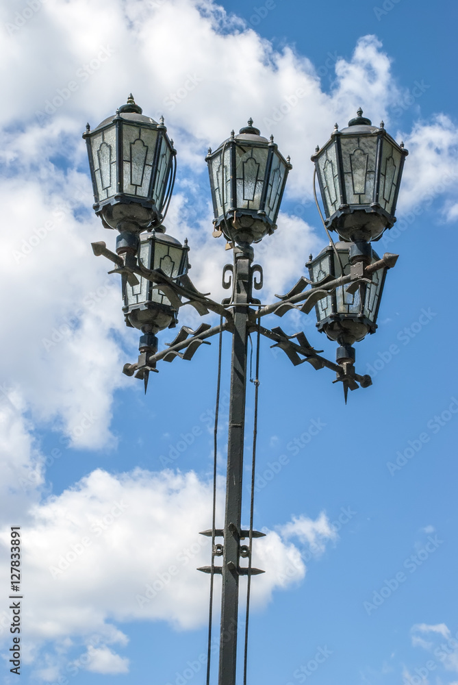 Stylish city lamps