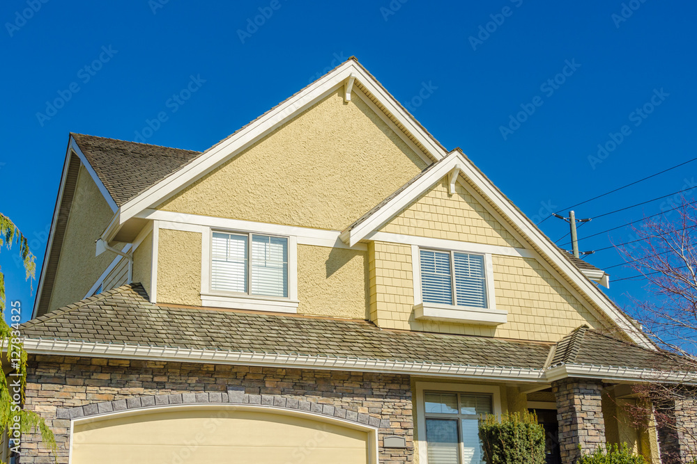 The roof of the house with nice window. The roof of the house with nice window.