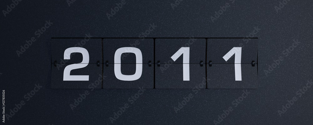 3d rendering flip board year 2011 3d rendering flip board year 2011