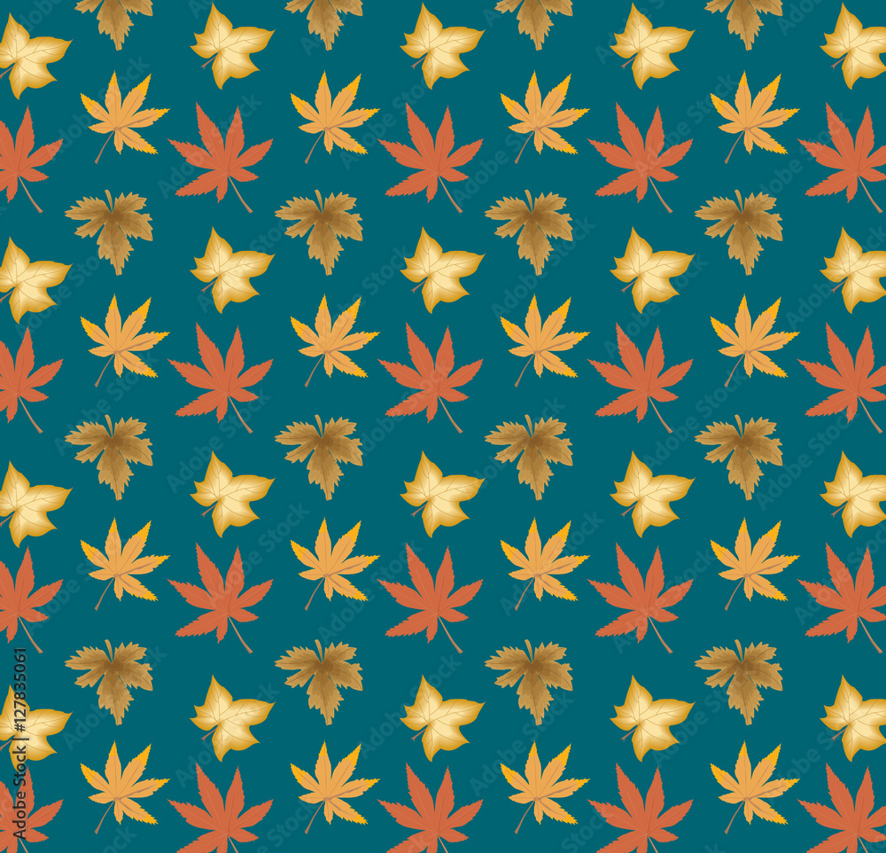 Autumn leaves on the background Autumn leaves on the background