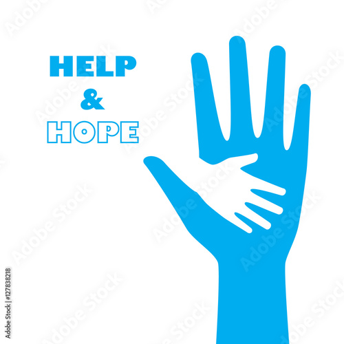 Help and hope logo graphic design
