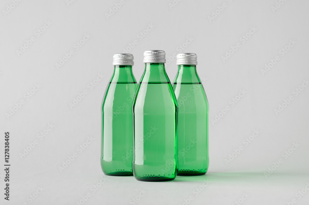 Water Bottle Mock-Up - Three Bottles Water Bottle Mock-Up - Three Bottles