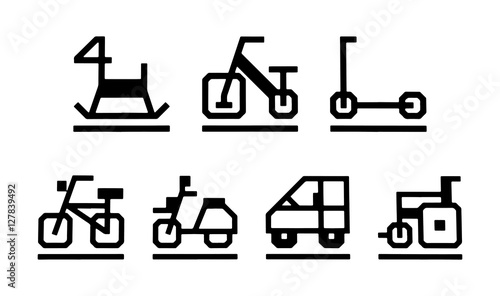 vehicles icons photo