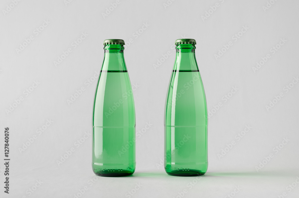 Water Bottle Mock-Up - Two Bottles Water Bottle Mock-Up - Two Bottles