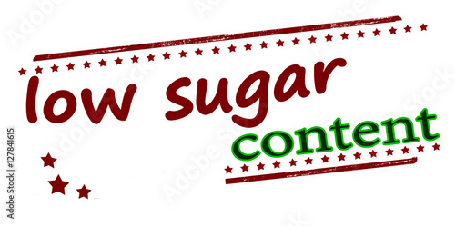 Low sugar content