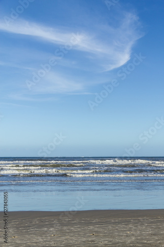 Waves and blue sky at Torres beach