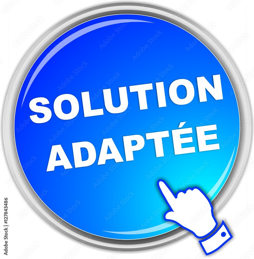 bouton solution adaptée bouton solution adaptée