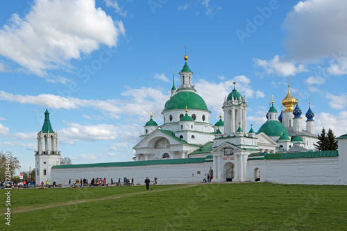 Spaso-Yakovlevsky monastery is an Eastern Orthodox monastery situated to the left from the Rostov kremlin on the Rostov's outskirts photo