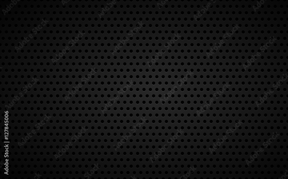 Perforated black metallic background, abstract wallpaper, vector illustration Perforated black metallic background, abstract wallpaper, vector illustration