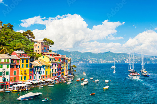 Sea coast in Portofino, Italy