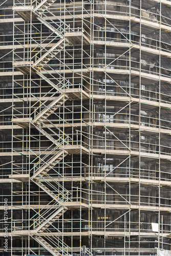 Wallpaper Mural Scaffolding Surrounding Building Torontodigital.ca