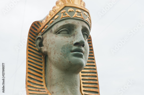 Sphinx near Egyptian Bridge (close up), Saint Petersburg, Russia