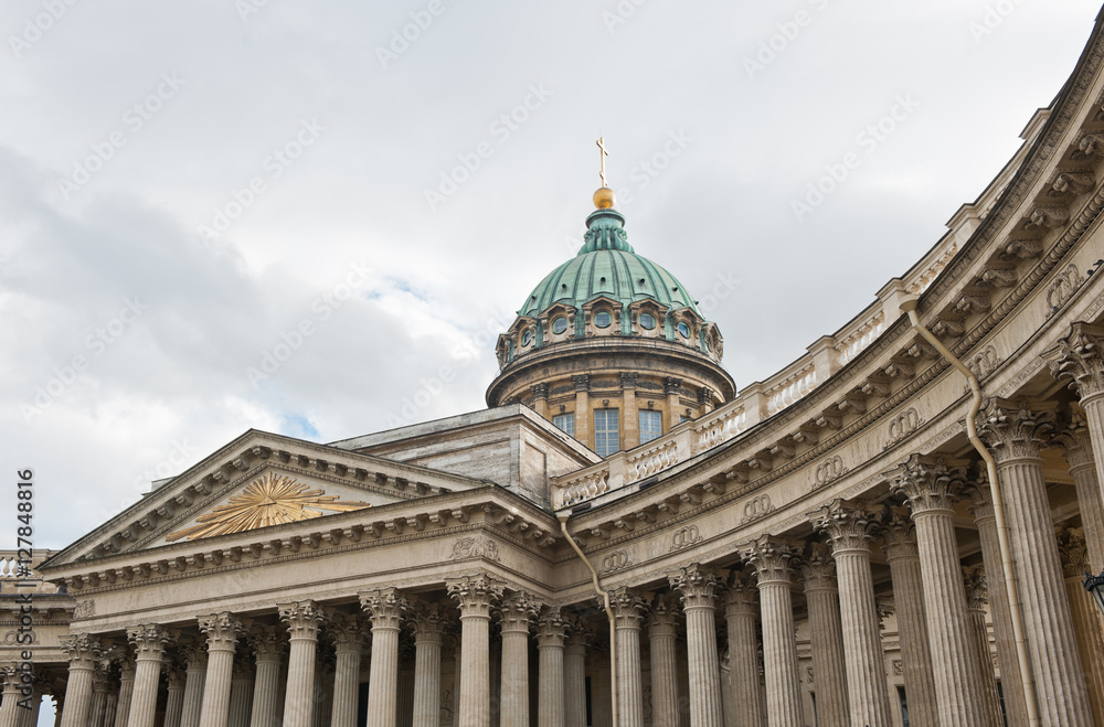Kazan Cathedral (Cathedral of Our Lady of Kazan) in Saint Petersburg, Russia