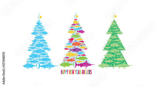 tree with marine fish