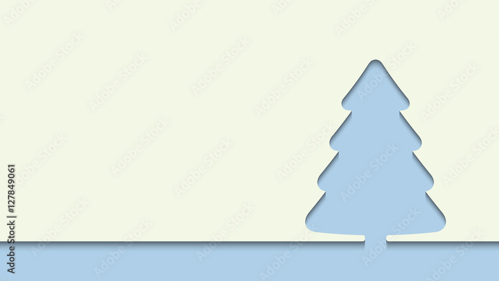 Obraz premium Creative paper tree