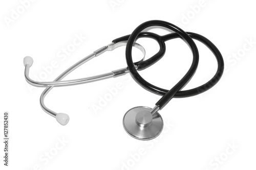 Stethoscope isolated on white
