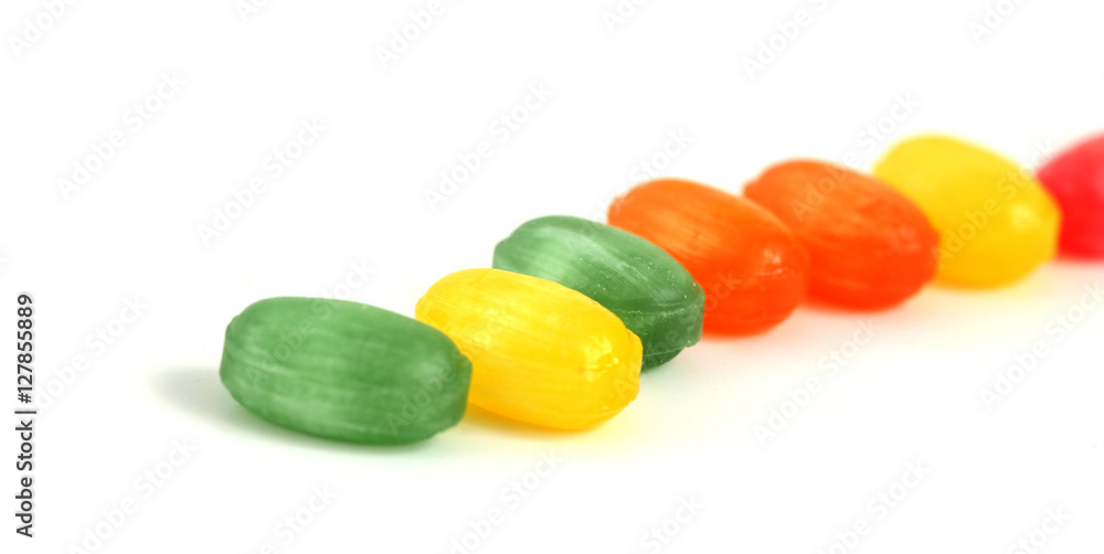 the colored fruit taste candies.sweet food concept the colored fruit taste candies.sweet food concept
