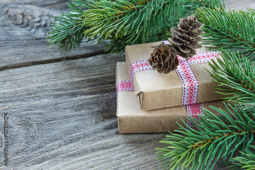 Christmas composition with ...