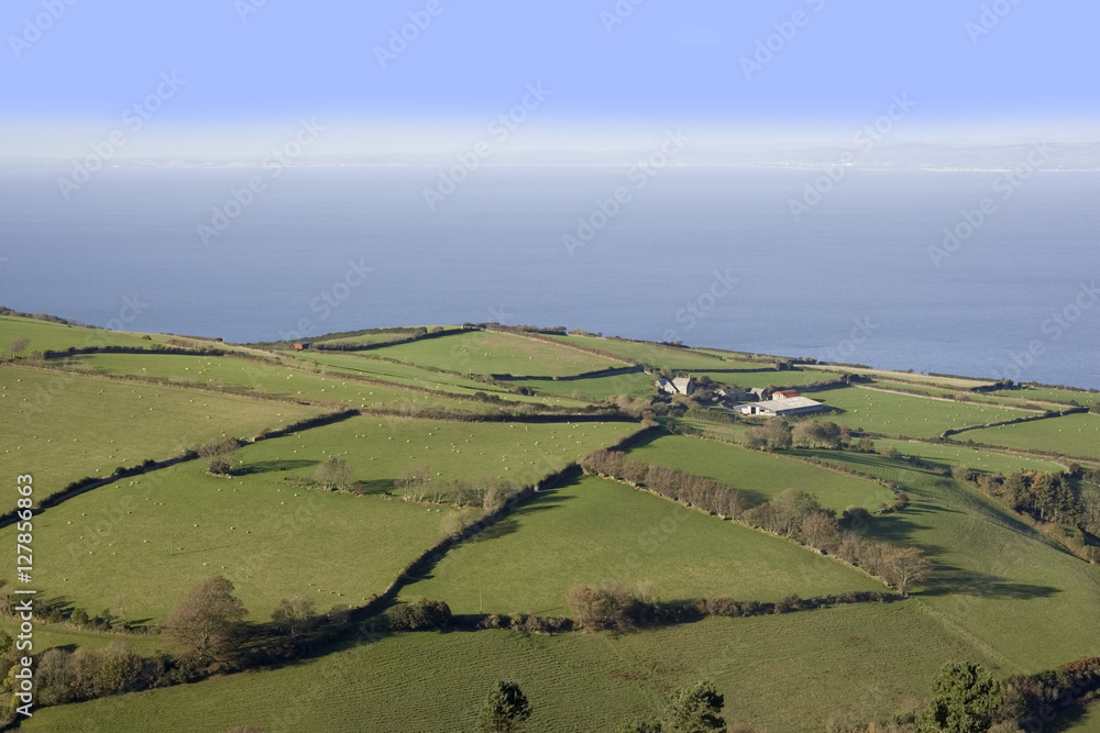 Obraz premium exmoor devon somerset uk