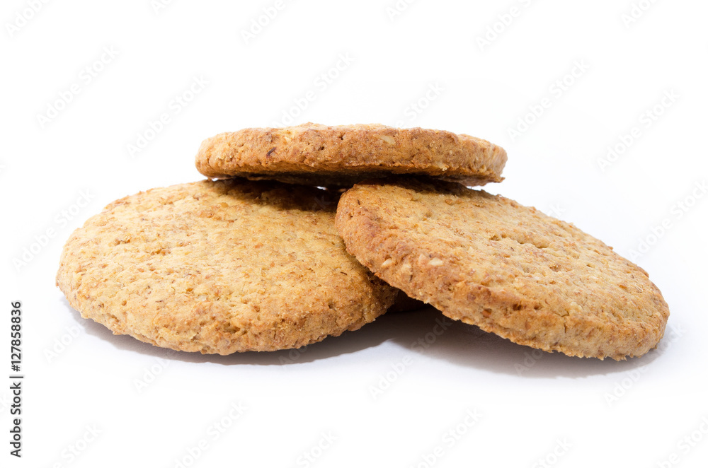 Wellness cakes on white isolated Wellness cakes on white isolated