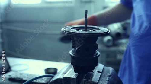 used turbocharger hands