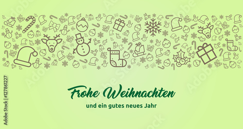 Motiv für Weihnachtskarte und Neujahr