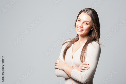 Portrait of smiling business woman © danedwards