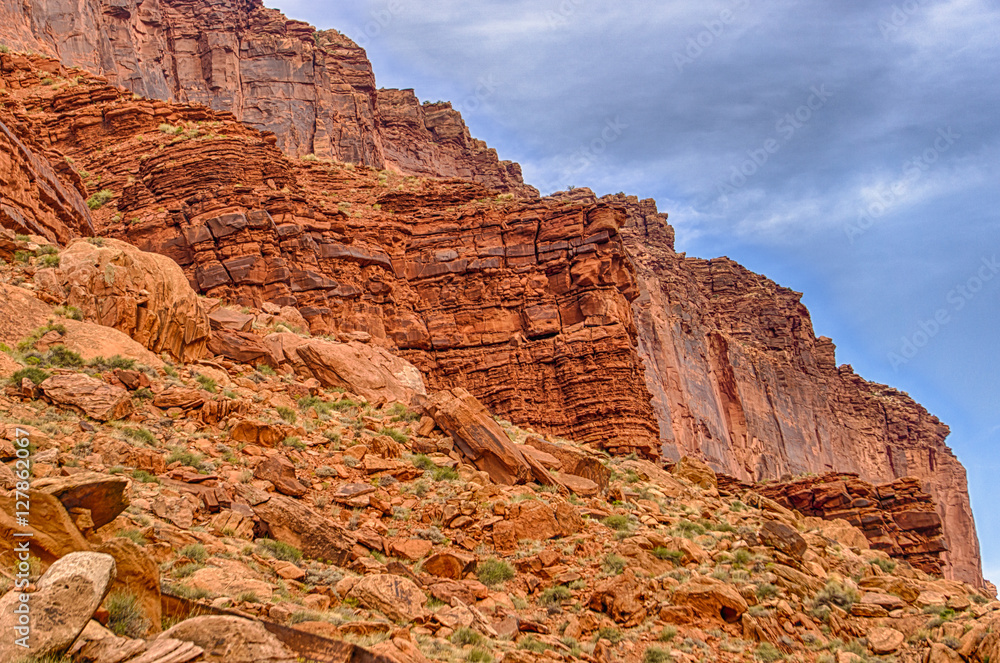Layers of Sandstone near Moab Utah Layers of Sandstone near Moab Utah