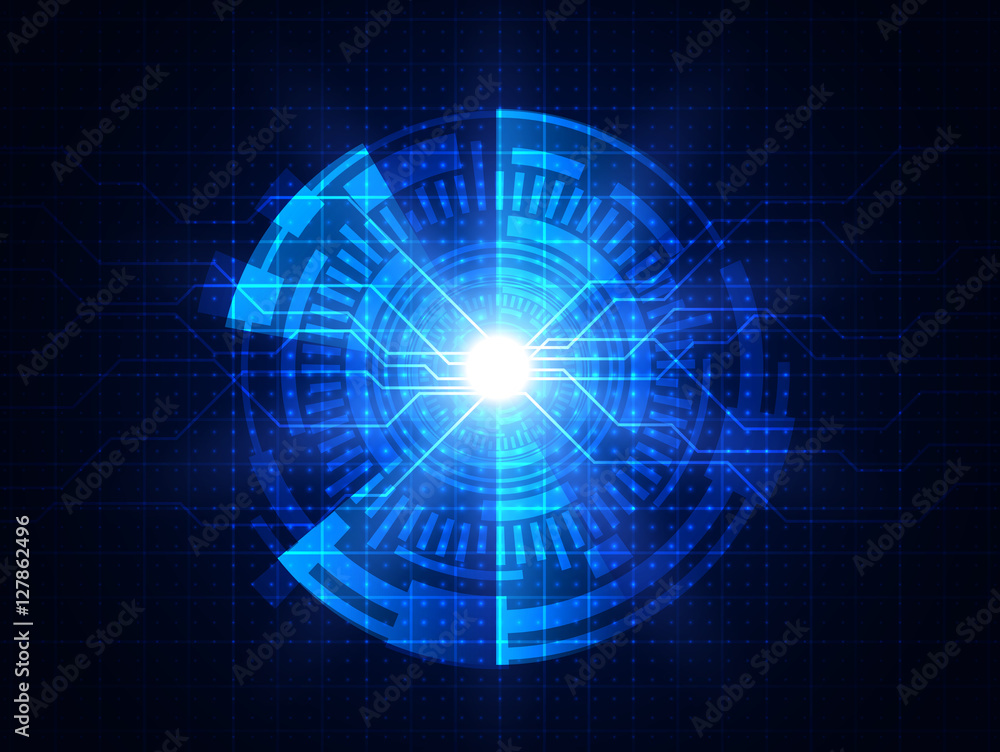 Digital technology concept abstract background. Vector Illustration Digital technology concept abstract background. Vector Illustration