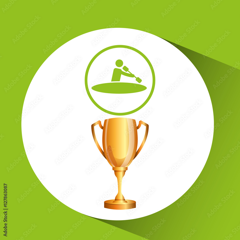 silhouette man canoe rowing athlete trophy vector illustration eps 10 silhouette man canoe rowing athlete trophy vector illustration eps 10