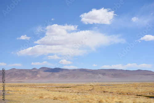 amazing landscape in Atacama desert Chile