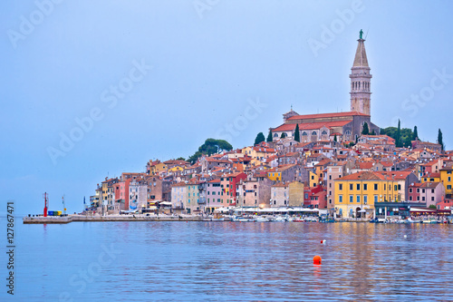 Town of Rovinj ancient architecture and waterfront © xbrchx