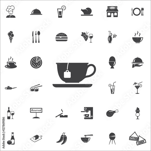 cup with tea bag icon