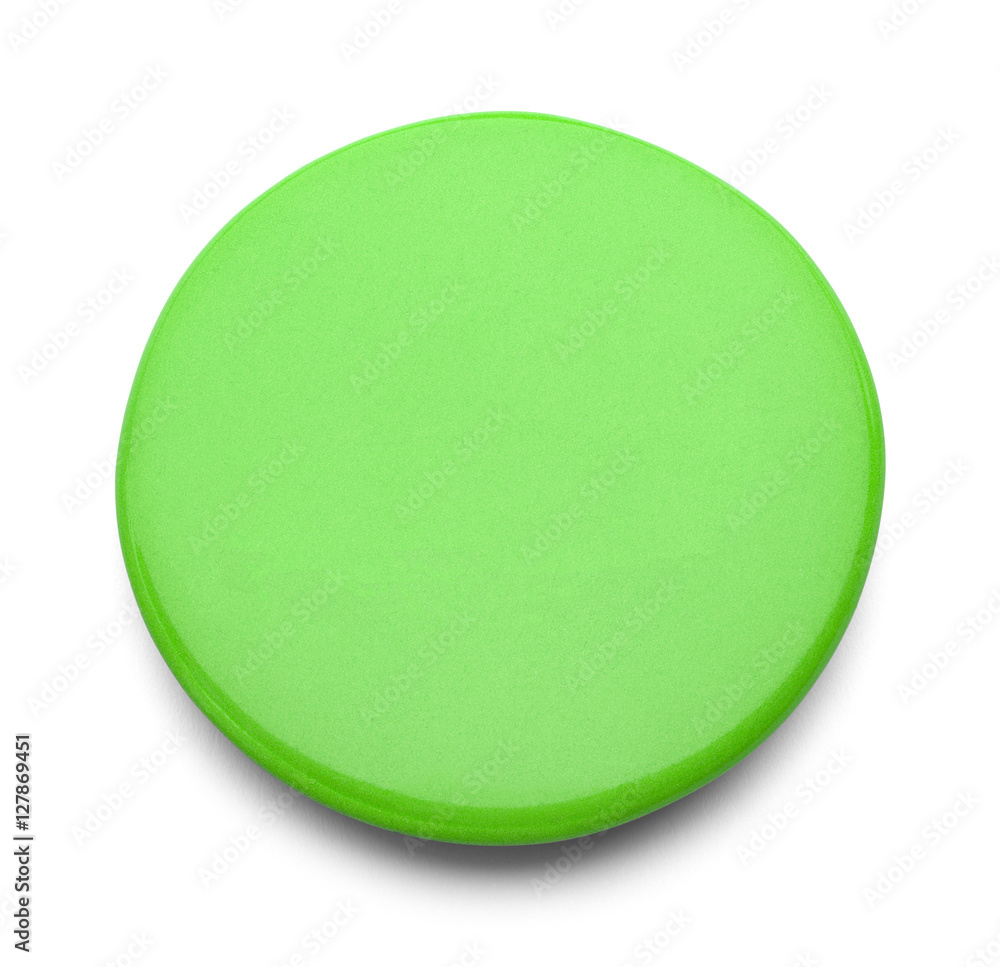 Green Button Pin